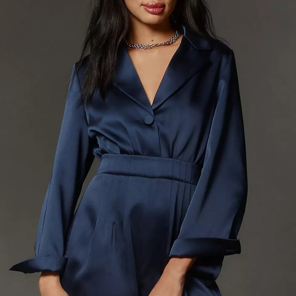 Mare Mare V-Neck Blazer Romper